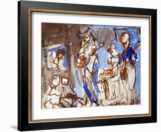 New Orleans Musicians II-Erin McGee Ferrell-Framed Art Print