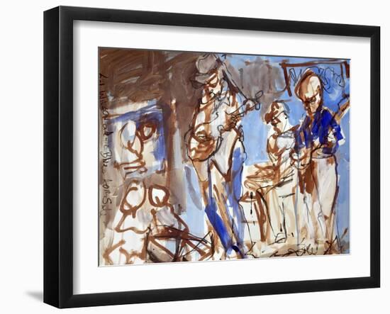 New Orleans Musicians II-Erin McGee Ferrell-Framed Art Print