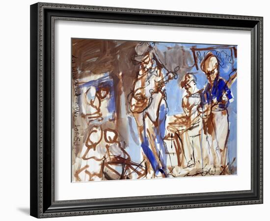 New Orleans Musicians II-Erin McGee Ferrell-Framed Art Print