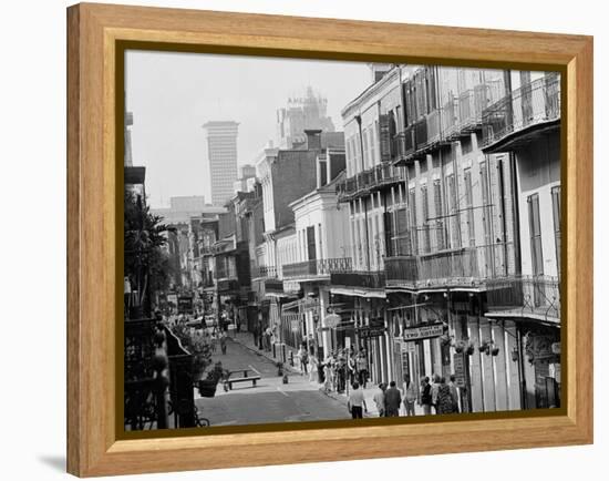 New Orleans' Old World Style French Quarter-null-Framed Premier Image Canvas