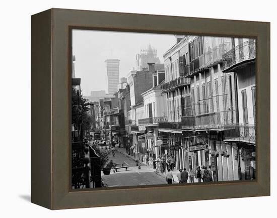 New Orleans' Old World Style French Quarter-null-Framed Premier Image Canvas