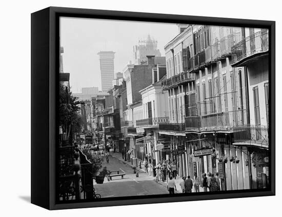 New Orleans' Old World Style French Quarter-null-Framed Premier Image Canvas