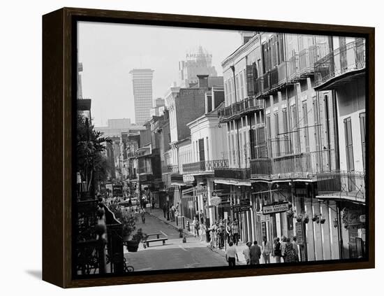 New Orleans' Old World Style French Quarter-null-Framed Premier Image Canvas