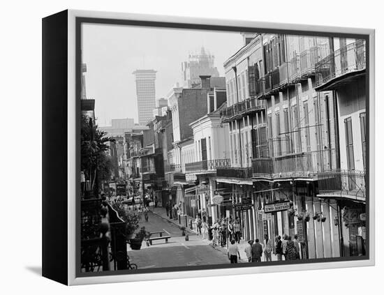 New Orleans' Old World Style French Quarter-null-Framed Premier Image Canvas