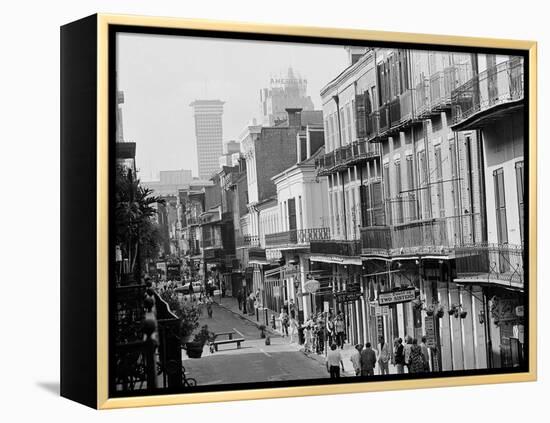 New Orleans' Old World Style French Quarter-null-Framed Premier Image Canvas