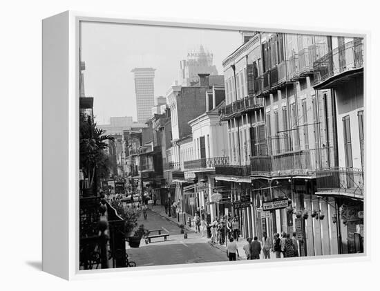 New Orleans' Old World Style French Quarter-null-Framed Premier Image Canvas