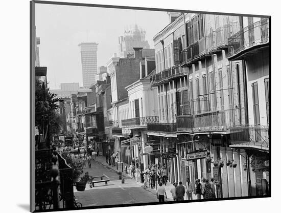 New Orleans' Old World Style French Quarter-null-Mounted Photographic Print