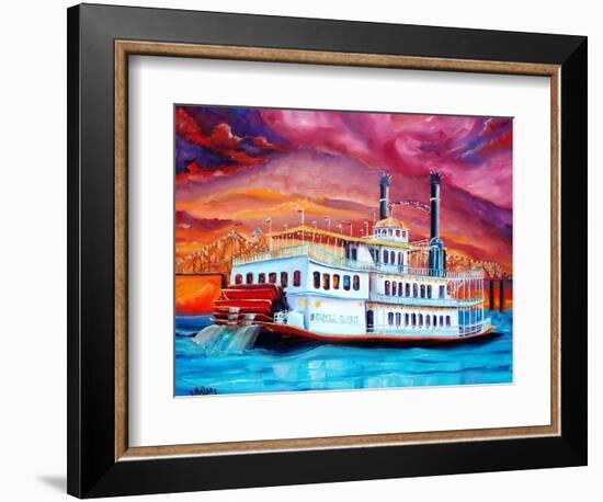 New Orleans River Boat-Diane Millsap-Framed Art Print