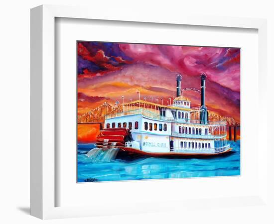 New Orleans River Boat-Diane Millsap-Framed Art Print