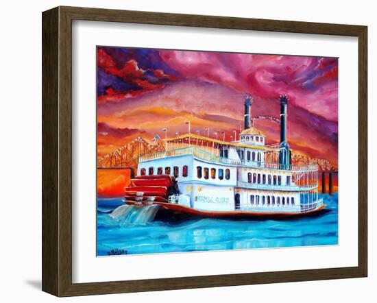 New Orleans River Boat-Diane Millsap-Framed Art Print