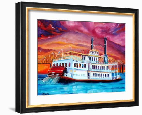 New Orleans River Boat-Diane Millsap-Framed Art Print