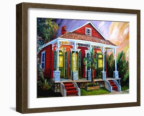 New Orleans Shotgun-Diane Millsap-Framed Art Print