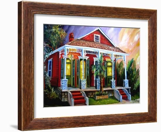 New Orleans Shotgun-Diane Millsap-Framed Art Print