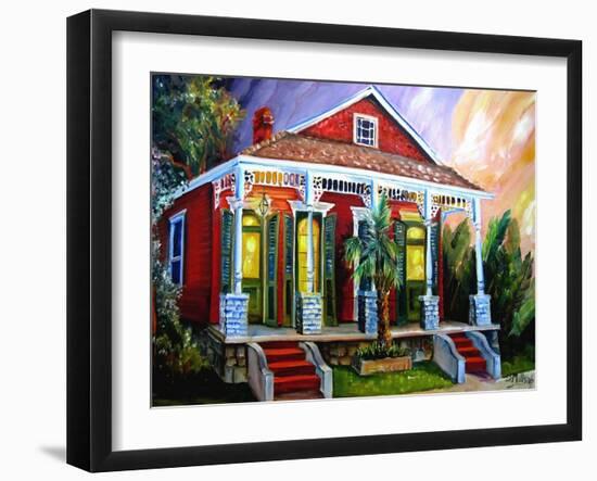 New Orleans Shotgun-Diane Millsap-Framed Art Print