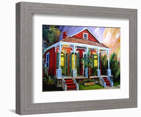 New Orleans Shotgun-Diane Millsap-Framed Art Print