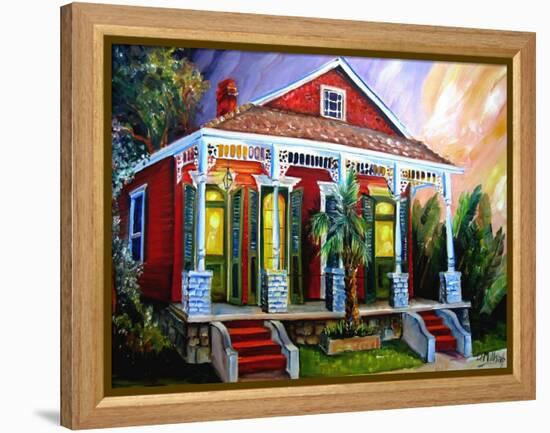 New Orleans Shotgun-Diane Millsap-Framed Stretched Canvas