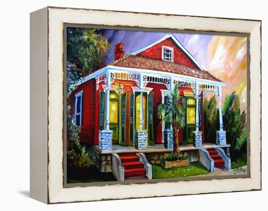 New Orleans Shotgun-Diane Millsap-Framed Stretched Canvas