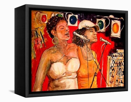New Orleans Soul Sisters-Diane Millsap-Framed Stretched Canvas