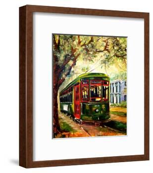 New Orleans St Charles Streetcar-Diane Millsap-Framed Art Print