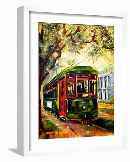 New Orleans St Charles Streetcar-Diane Millsap-Framed Art Print