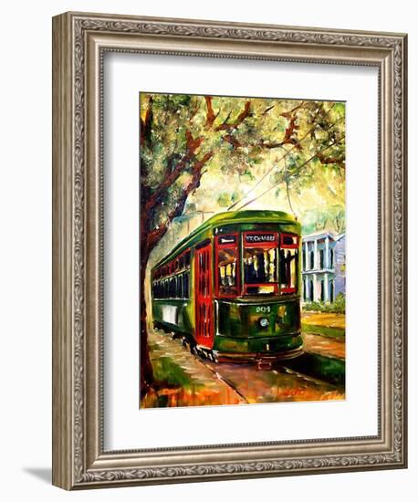 New Orleans St Charles Streetcar-Diane Millsap-Framed Art Print