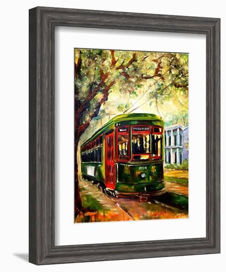 New Orleans St Charles Streetcar-Diane Millsap-Framed Art Print