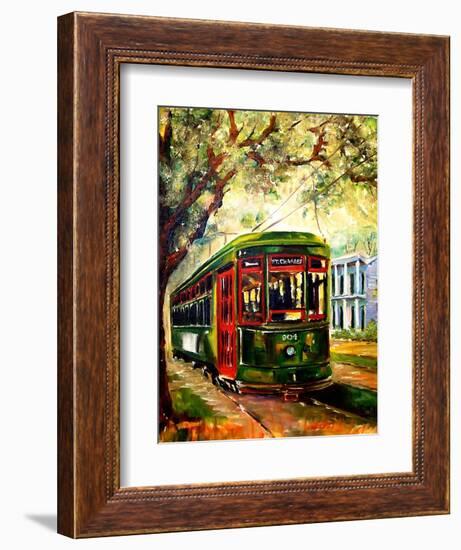 New Orleans St Charles Streetcar-Diane Millsap-Framed Art Print