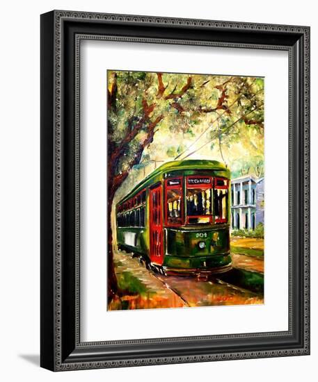 New Orleans St Charles Streetcar-Diane Millsap-Framed Art Print