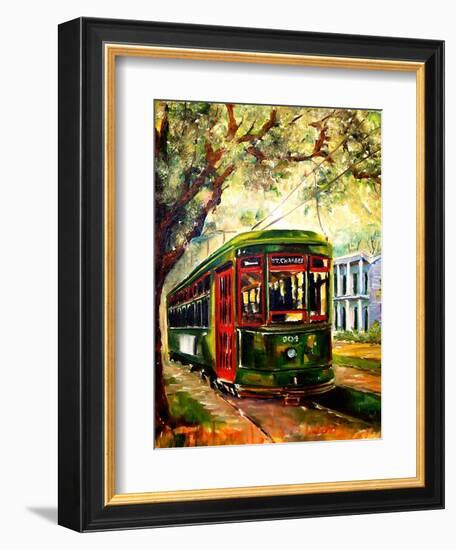 New Orleans St Charles Streetcar-Diane Millsap-Framed Art Print