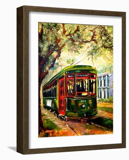 New Orleans St Charles Streetcar-Diane Millsap-Framed Premium Giclee Print