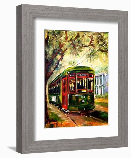 New Orleans St Charles Streetcar-Diane Millsap-Framed Art Print