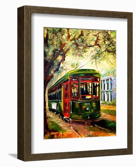 New Orleans St Charles Streetcar-Diane Millsap-Framed Premium Giclee Print