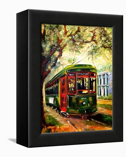 New Orleans St Charles Streetcar-Diane Millsap-Framed Stretched Canvas