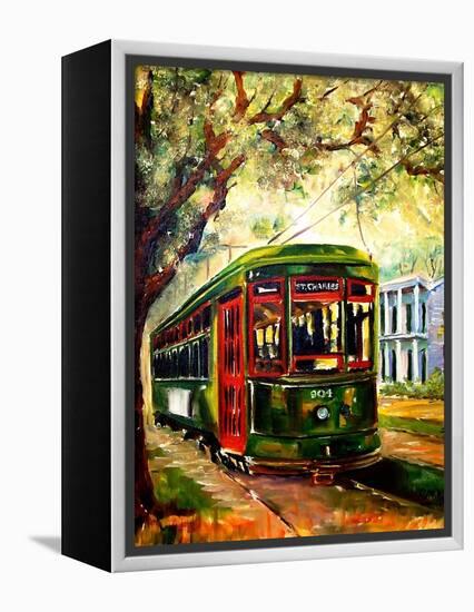 New Orleans St Charles Streetcar-Diane Millsap-Framed Stretched Canvas