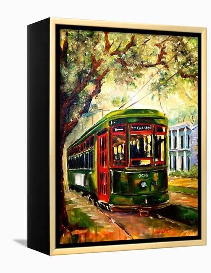 New Orleans St Charles Streetcar-Diane Millsap-Framed Stretched Canvas