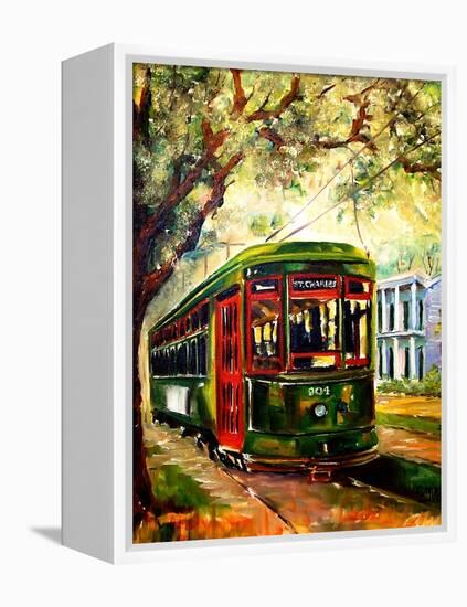 New Orleans St Charles Streetcar-Diane Millsap-Framed Stretched Canvas