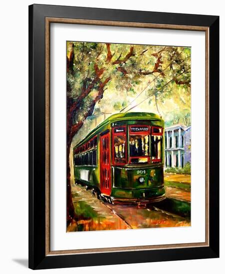 New Orleans St Charles Streetcar-Diane Millsap-Framed Art Print