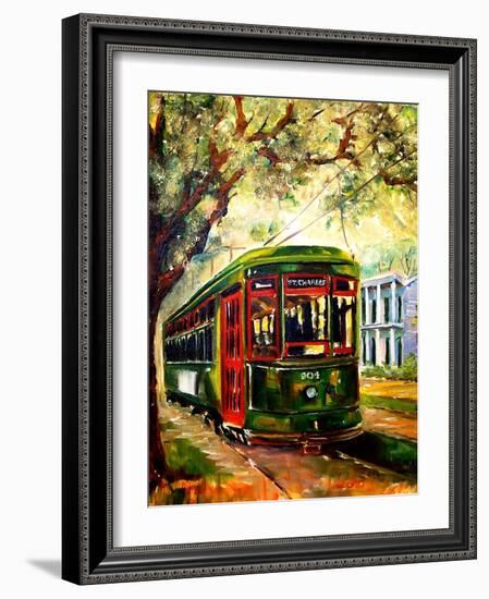 New Orleans St Charles Streetcar-Diane Millsap-Framed Art Print