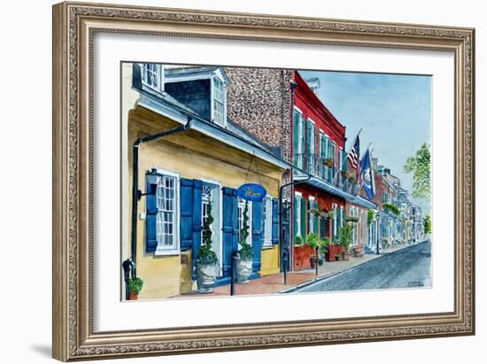 New Orleans, Street Scene, Pierre Hotel-Anthony Butera-Framed Giclee Print