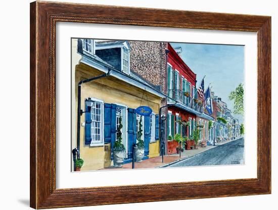 New Orleans, Street Scene, Pierre Hotel-Anthony Butera-Framed Giclee Print