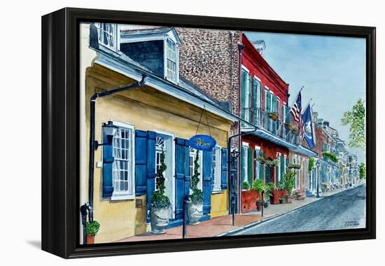 New Orleans, Street Scene, Pierre Hotel-Anthony Butera-Framed Premier Image Canvas
