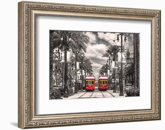 New Orleans Streetcars-null-Framed Premium Giclee Print