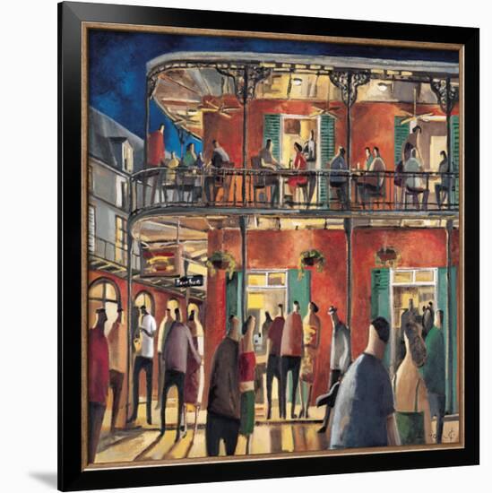 New Orleans Streets-Didier Lourenco-Framed Art Print