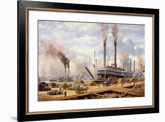 New Orleans-Roy Cross-Framed Art Print