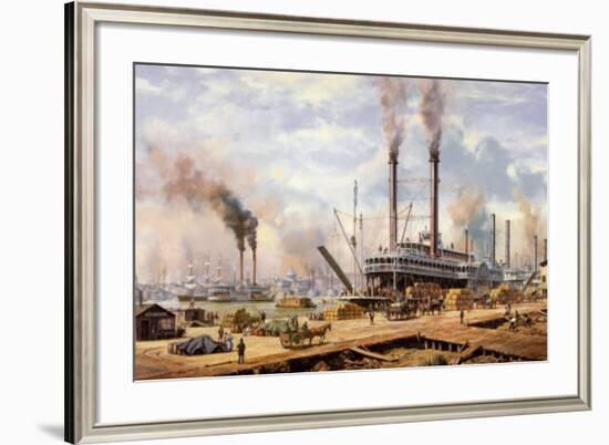 New Orleans-Roy Cross-Framed Art Print