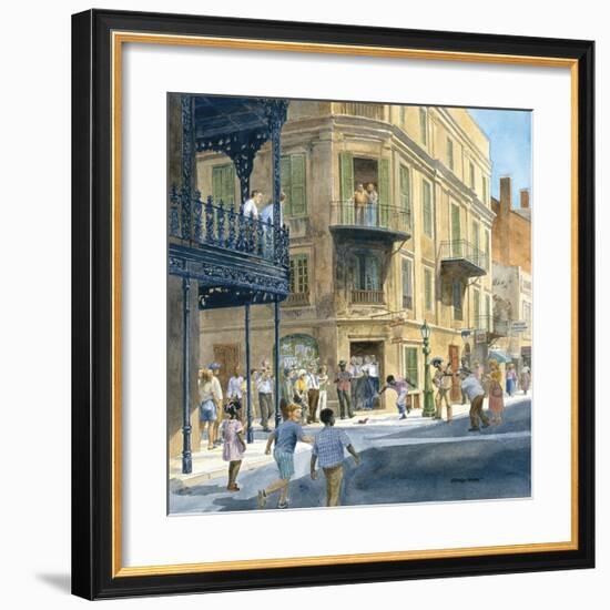 New Orleans-Charles Shaw-Framed Premium Giclee Print