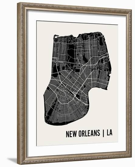 New Orleans-Mr City Printing-Framed Art Print