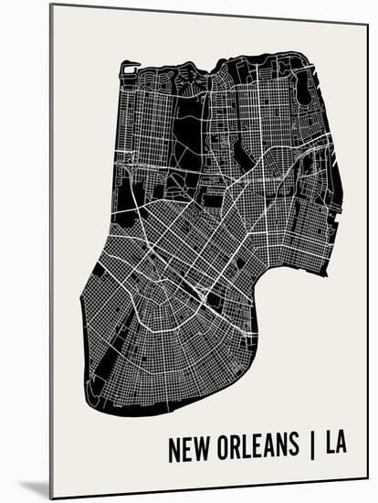 New Orleans-Mr City Printing-Mounted Art Print