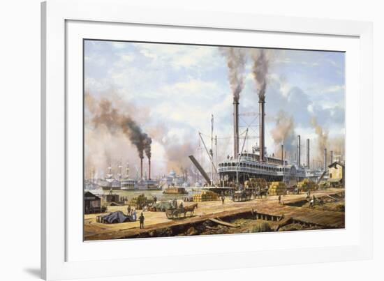 New Orleans-Roy Cross-Framed Giclee Print