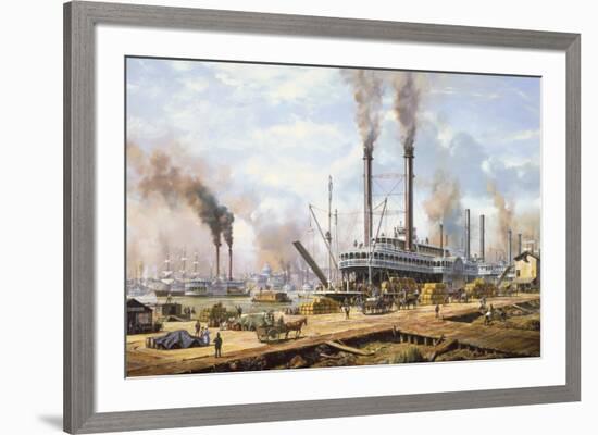 New Orleans-Roy Cross-Framed Giclee Print